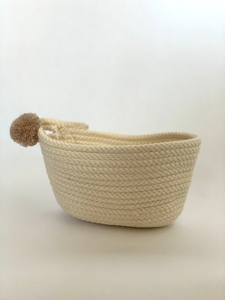 Mini Oval Cotton Basket